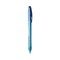 BIC ReVolution Ocean Bound Medium 1 mm. Retractable Ballpoint Pen - Blue Ink/Translucent Blue Barrel (1-Dozen)